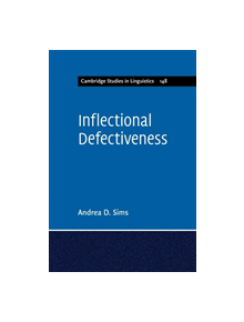 Inflectional Defectiveness - 9781107623712