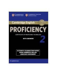 Cambridge English Proficiency 2 Student's Book with Answers - 9781107686939