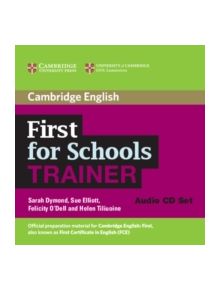 First for Schools Trainer Audio CDs - 9781107692374