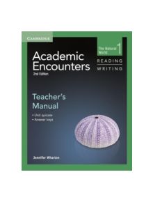 Academic Encounters Level 1 Teacher's Manual Reading and Writing - 9781107694507