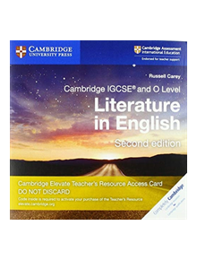 Cambridge IGCSE (R) and O Level Literature in English Cambridge Elevate Teacher's Resource Access Card - 9781108457330