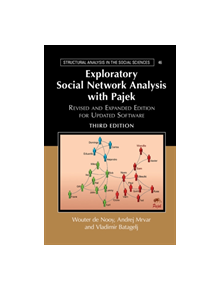 Exploratory Social Network Analysis with Pajek - 8974 - 9781108462273