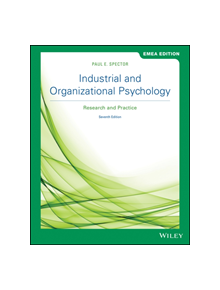 Industrial and Organizational Psychology - 9781119586203