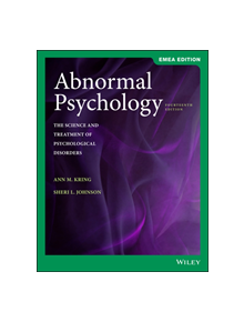 Abnormal Psychology - 9781119586302