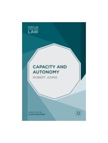 Capacity and Autonomy - 9781137286451