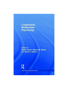 Longitudinal Multivariate Psychology - 9781138064225