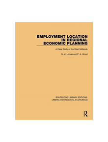 Employment Location in Regional Economic Planning - 9781138102316