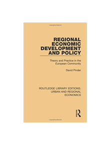 Regional Economic Development and Policy - 9781138102453