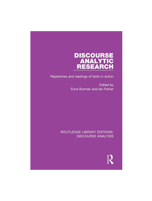 Discourse Analytic Research - 9781138224193