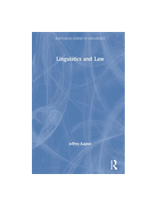 Linguistics and Law - 9781138326132