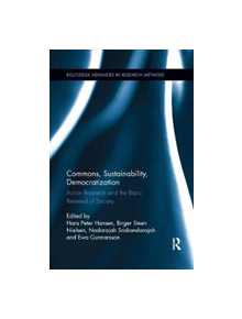 Commons, Sustainability, Democratization - 9781138493254