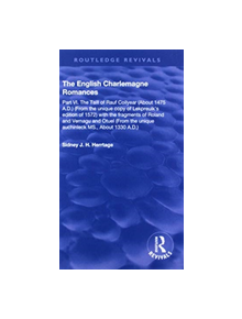 The English Charlemagne Romances - 9781138604858