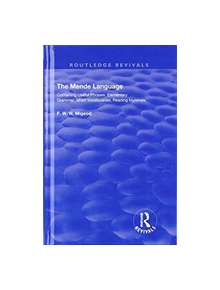 The Mende Language - 9781138625150