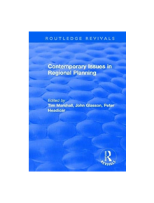 Contemporary Issues in Regional Planning - 9781138723955