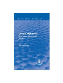 Comic Alphabets - 9781138904354