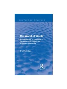 The World of Words - 9781138904415