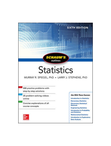 Schaum's Outline of Statistics, Sixth Edition - 9781260011463