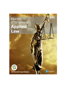 BTEC National Applied Law student book + Active book - 9781292193533