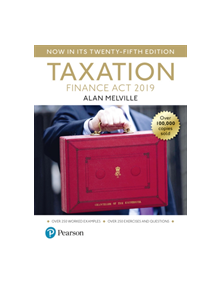 Melville's Taxation: Finance Act 2019 - 9781292293189