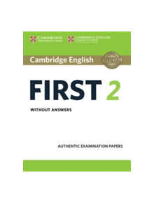 Cambridge English First 2 Student's Book without answers - 9781316502983