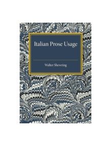 Italian Prose Usage - 9781316509685