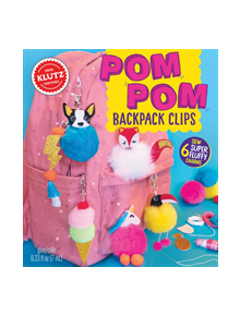 Pom-Pom Backpack Clips - 9781338355253