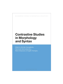 Contrastive Studies in Morphology and Syntax - 9781350079182