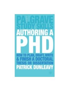 Authoring a PhD - 9781403905840