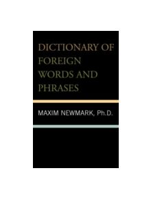 Dictionary of Foreign Words and Phrases - 9781442234000