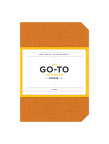 Go-To Notebook with Mohawk Paper, Persimmon Orange Dotted - 9781452172408