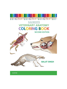 Veterinary Anatomy Coloring Book - 9781455776849