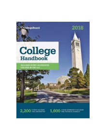 College Handbook 2018 - 9781457309229