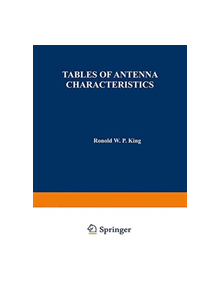 Tables Of Antenna Characteristics - 9781468460834