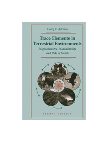 Trace Elements in Terrestrial Environments - 8645 - 9781468495058