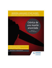 Modern Languages Study Guides: Cronica de una muerte anunciada - 9781471890130