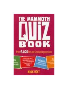 The Mammoth Quiz Book - 9781472105882