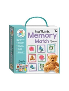 First Words Building Blocks Memory Match - 9781488902406