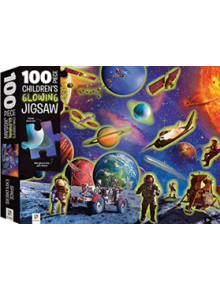 100-Piece Children's Glowing Jigsaw: Space Adventure - 9781488935565