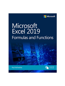 Microsoft Excel 2019 Formulas and Functions - 9781509306190