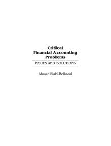 Critical Financial Accounting Problems - 9781567201161