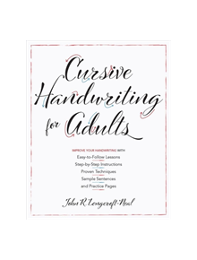 Cursive Handwriting For Adults - 9781612439068