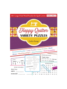 Happy Quilter Variety Puzzles - Volume 2 - 9781617456626