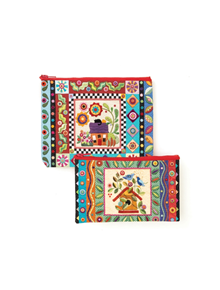 Colorful Creatures Eco Pouch Set - 9781617459047