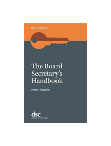 The Board Secretary's Handbook - 9781784820091