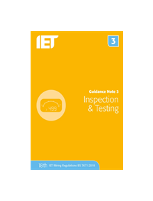 Guidance Note 3: Inspection & Testing - 9781785614521