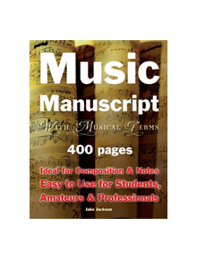 Music Manuscript with Musical Terms - 9781786641984