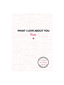 What I Love About You: Mum - 9781787414051