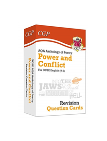 New 9-1 GCSE English: AQA Power & Conflict Poetry Anthology - Revision Question Cards - 9781789083699