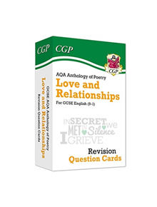 New 9-1 GCSE English: AQA Love & Relationships Poetry Anthology - Revision Question Cards - 9781789083705