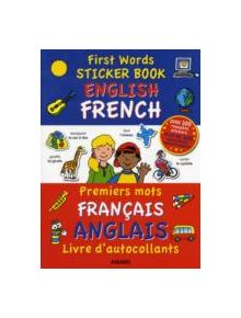 First Words Sticker Books: English/French - 11533 - 9781841358024